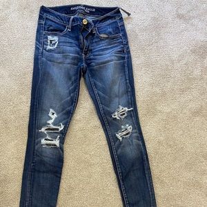 American Eagle ripped jeans